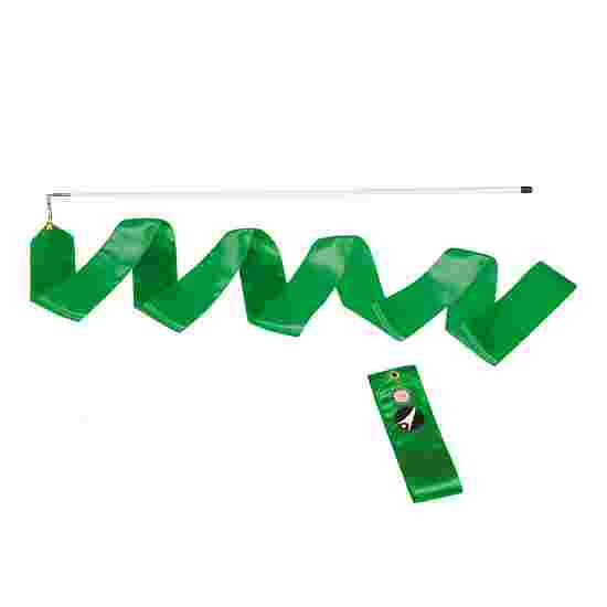 Sport-Thieme &quot;RSG&quot; Gymnastics Ribbon with baton Girl, Green, 5 m