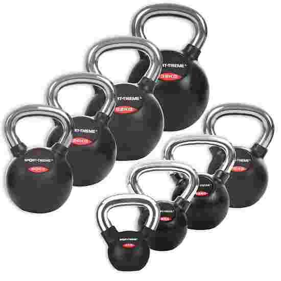 Sport-Thieme &quot;Rubberised, Smooth Chrome-Handled&quot; Kettlebells Club