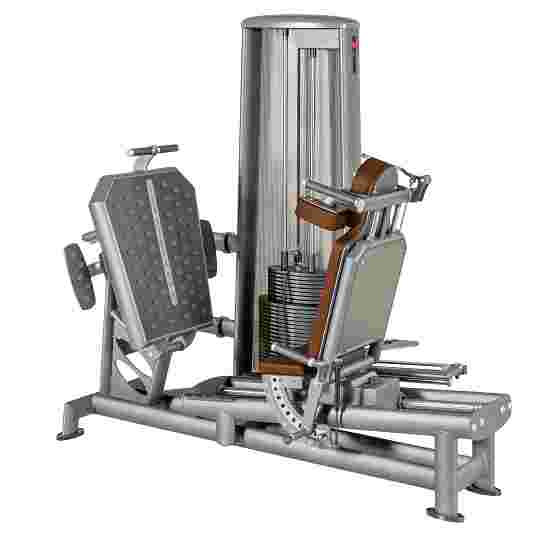 Sport-Thieme Seated &quot;OV&quot; Leg Press With black perforated-sheet cover