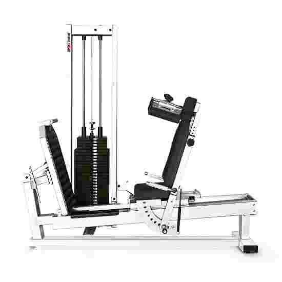 Sport-Thieme Seated &quot;SQ&quot; Leg Press With black perforated plate covering