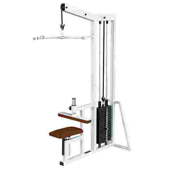 Sport-Thieme &quot;SQ&quot; Lat Pull-Down &amp; Cable-Row Machine With black perforated-sheet cover