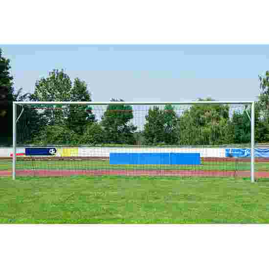 Sport-Thieme stands in ground sockets and with SimplyFix Full-Size Football Goal