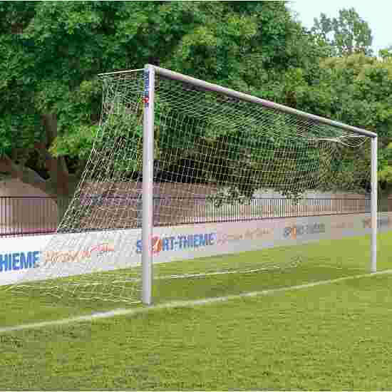Sport-Thieme stands in ground sockets, with Screwed Corner Joints Full-Size Football Goal Anodised matt silver