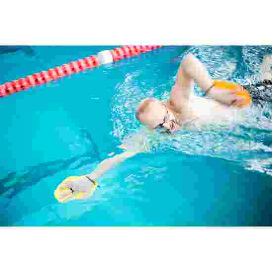 Sport-Thieme &quot;Swim-Power&quot; Hand Paddles Size M, 21x18 cm, yellow