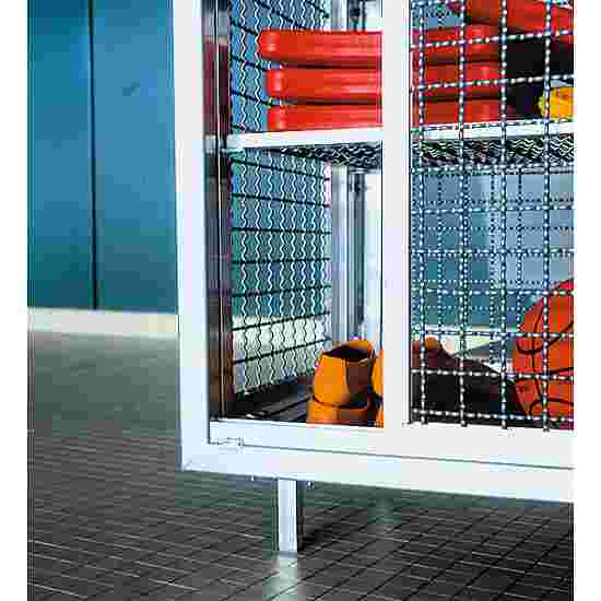 Sport-Thieme &quot;Swimming Pool&quot; Wire Storage Trolley 150x62x148 cm, With feet