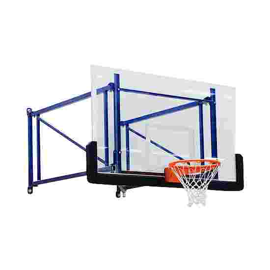 Sport-Thieme &quot;Swivel and Height Adjustable&quot; Wall-Mounted Basketball Unit Extends out 170 cm, Concrete wall