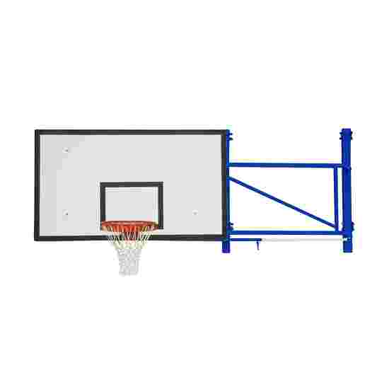 Sport-Thieme &quot;Swivel and Height Adjustable&quot; Wall-Mounted Basketball Unit Extends out 225 cm, Concrete wall