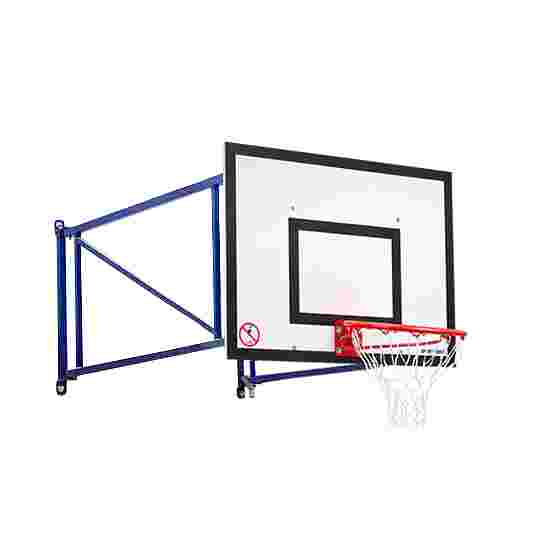 Sport-Thieme &quot;Swivel and Height Adjustable&quot; Wall-Mounted Basketball Unit Concrete wall