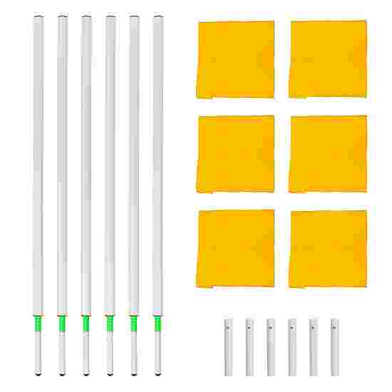 Sport-Thieme Tilting Boundary Poles Neon yellow flags