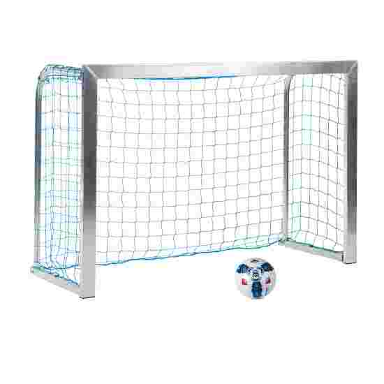 Sport-Thieme &quot;Training&quot; Mini Football Goal 1.8×1.2 m, goal depth 0.7 m, Incl. net, blue (mesh size 10 cm)
