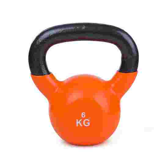 Sport-Thieme &quot;Vinyl&quot; Kettlebell 6 kg, orange