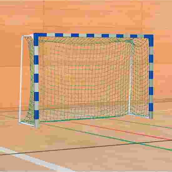 Sport-Thieme with Fixed Net Brackets Handball Goal Standard, goal depth 1.25 m, Blue/silver