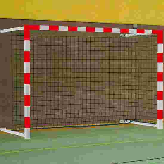 Sport-Thieme with Wall Rail, Swiveling incl. Net Mounting SimplyFix Handball Goal Red/silver