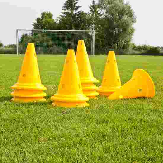 Sportifrance &quot;Multi-Aktion&quot; Marking Cones 30-cm-tall cones, yellow