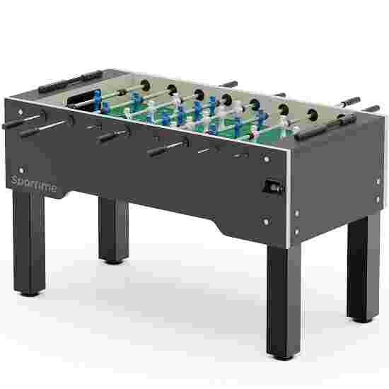 Sportime &quot;Dragon Steel&quot; Table Football Table Blue guardians vs white dragons, Platinum Grey, green playfield