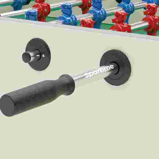 Sportime &quot;Dragon Steel&quot; Table Football Table Blue guardians vs red dragons, Hamilton White, green playfield