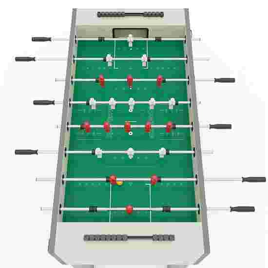 Sportime &quot;Dragon Steel&quot; Table Football Table White guardians vs red dragons, Hamilton White, green playfield