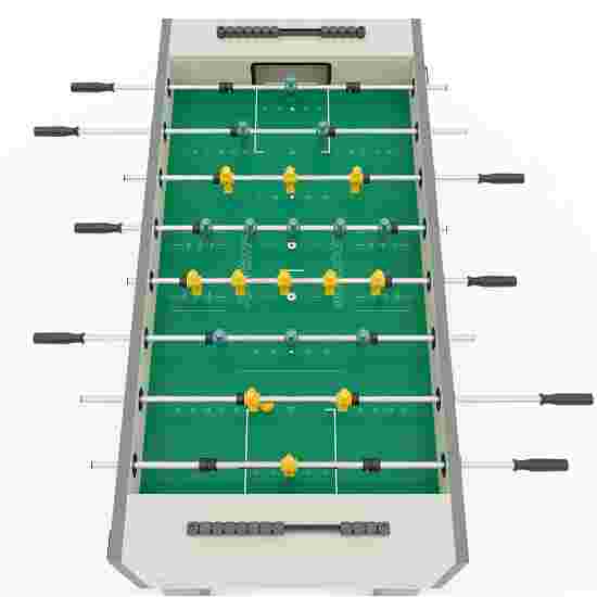 Sportime &quot;Dragon Steel&quot; Table Football Table Green guardians vs white dragons, Hamilton White, green playfield