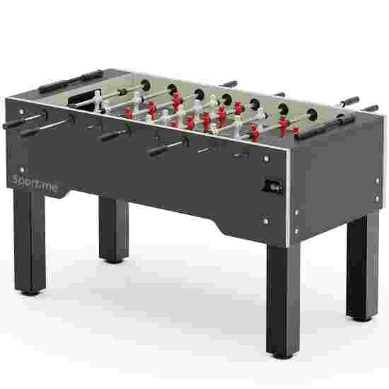 Sportime &quot;Dragon Steel&quot; Table Football Table White guardians vs red dragons, Platinum Grey, grey playfield
