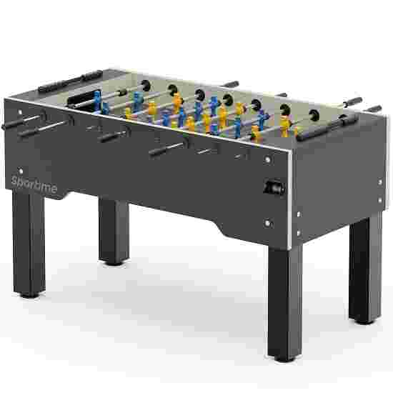 Sportime &quot;Dragon Steel&quot; Table Football Table Blue guardians vs yellow dragons, Platinum Grey, grey playfield