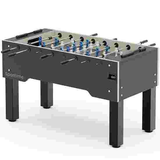 Sportime &quot;Dragon Steel&quot; Table Football Table Blue guardians vs white dragons, Platinum Grey, grey playfield