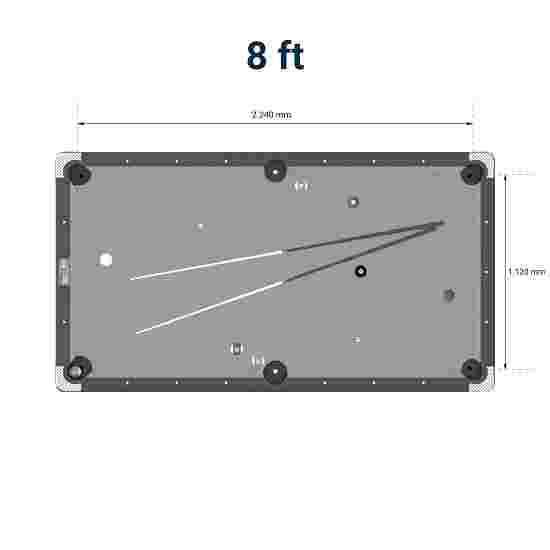 Sportime &quot;Galant Black Edition&quot; Pool Table 8 ft