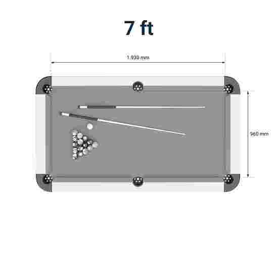 Sportime &quot;Garden Outdoor Aluminium&quot; Pool Table Pool Table 7ft Table Size: 213x121 cm