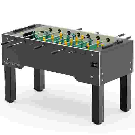 Sportime &quot;ST&quot; Football Table Green guardians vs yellow dragons, Platinum Grey, green playfield
