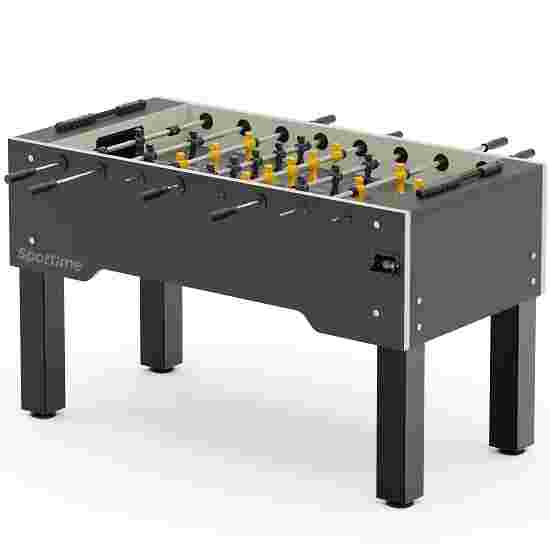 Sportime &quot;ST&quot; Football Table Black guardians vs yellow dragons, Platinum Grey, grey playfield