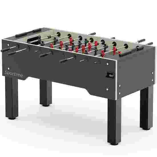 Sportime &quot;ST&quot; Football Table Black guardians vs red dragons, Platinum Grey, grey playfield