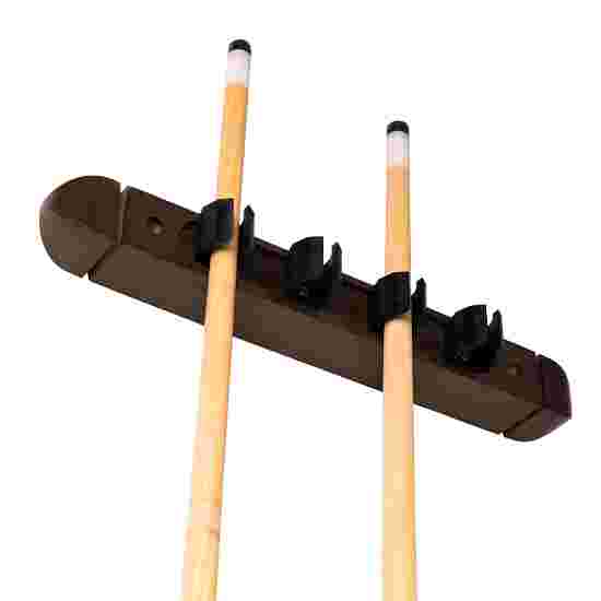 Sportime Wall-Mounted Cue Rack For 4 cues, Mahogany