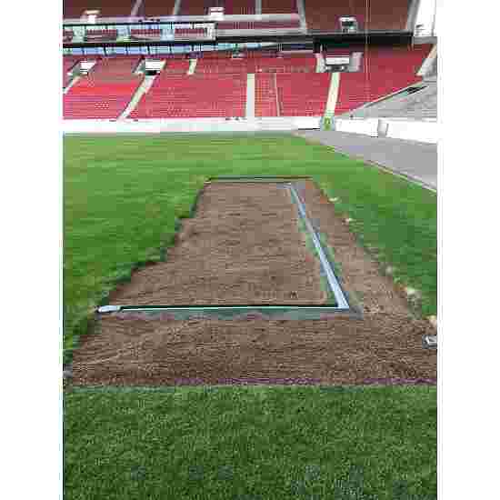 Stadium Full-Sized Football Goal with Recessed Ground Frame