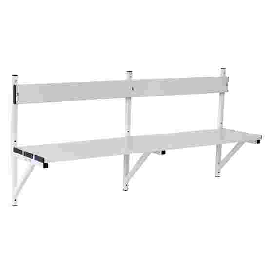 Sypro for Damp Areas Changing Room Bench 2 m, Light Grey (RAL 7035)