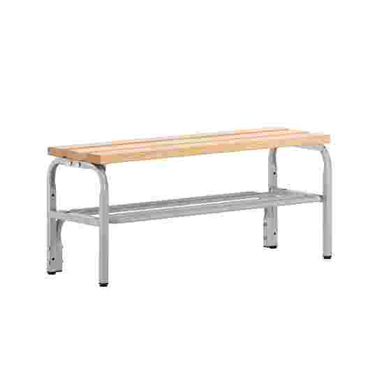 Sypro for Dry Areas without Backrest Changing Room Bench 1.01 m, With shoe shelf, Light Grey (RAL 7035)