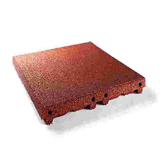 Terrasoft Impact-Attenuating Tile 8 cm , Red-Brown