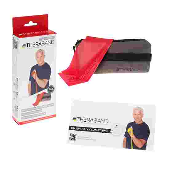 TheraBand 250 cm in a zip-up bag Resistance Band Red, Medium