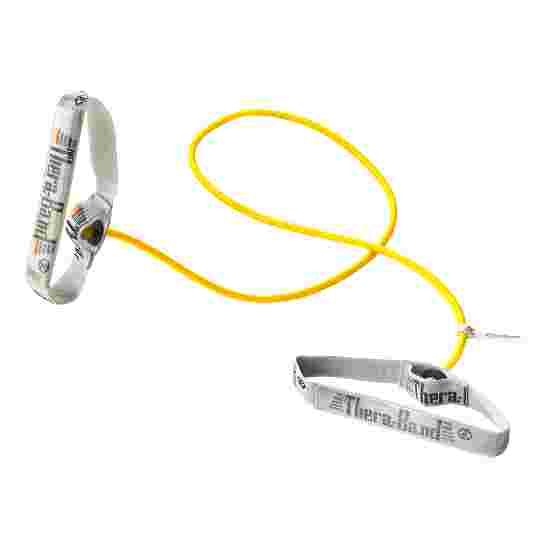 TheraBand &quot;Bodytrainer, 1.4 m with Handles&quot; Resistance Tube Yellow, low