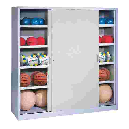 Type 4 Ball Cabinet (195×150×50cm) Light grey (RAL 7035), Light grey (RAL 7035), Keyed alike