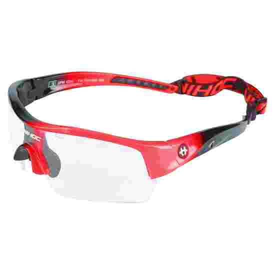 Unihoc &quot;Victory&quot; Safety Glasses Junior, Black-Neon Red
