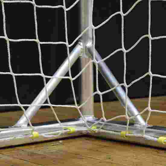 with glued door frame Handball Goal With folding net brackets, Black/white