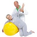 Gymnic "Gymnic Physio-Roll" Exercise Ball Lxdia.: 90x55 cm, yellow