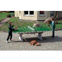 Sport-Thieme "Premium" Table Tennis Table Short legs, free-standing, Green