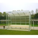 Sport-Thieme for 6 People Dugout Glazing: polycarbonate, Bench, Glazing: polycarbonate, Bench