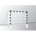 Sport-Thieme 3x2 m, standing in ground sockets Indoor Handball Goal Bolted corner joints, Black/silver