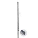 Sport-Thieme DVV Beach 2 "Competition" Beach Volleyball Posts Without ground sockets, Anodised matt silver