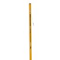 Sport-Thieme DVV Beach 2 "Competition" Beach Volleyball Posts With 2 ground sockets to be set in concrete, Powder-coated yellow