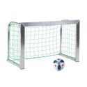 Sport-Thieme "Training" Mini Football Goal 1.20×0.80 m, goal depth 0.70 m, Incl. net, green (mesh size 10 cm)