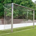 Sport-Thieme stands in ground sockets, oval tubing Youth Football Goal