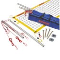 SunVolley "Plus" Beach Volleyball Net Assembly Without court marking, 8.5 m, Without court marking, 8.5 m