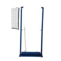 Sport-Thieme for multiple playing fields, rollable Net Posts With a belt tensioning system